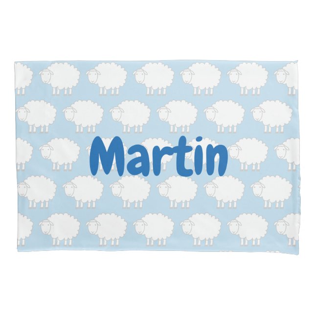 Housse d'oreiller pour enfants avec motif de mouto (devant)