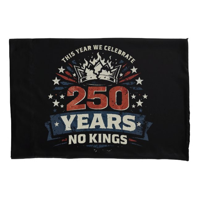 Housse D'oreillers 250 Ans Pas De Rois Patriotique (devant)