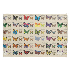 Housse D'oreillers 30 espèces de papillon de partout dans le monde
