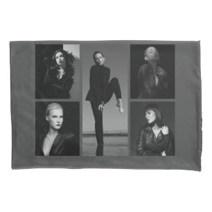 Housse D'oreillers 5 Collage photo modifiable