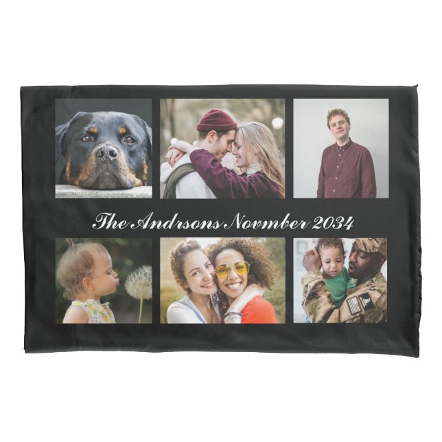 Housse D'oreillers 6 Photos Pillowcase (devant-gauche)