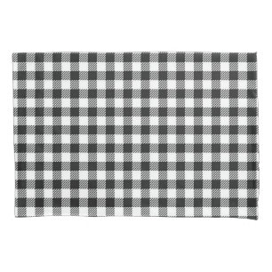 Housse D'oreillers à damiers motif