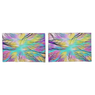 Housse D'oreillers À Travers Les Arbres