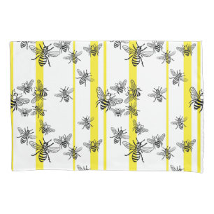 Housse D'oreillers Abeilles de miel ! Coque coussin