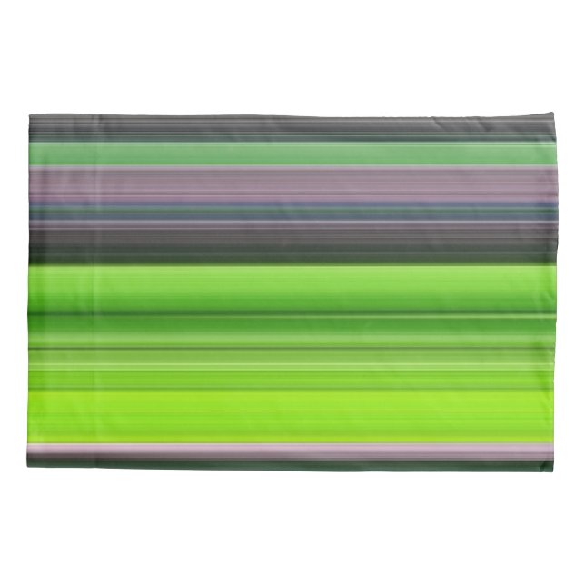 Housse D'oreillers Abstract #1: Lime and grey (Dos)