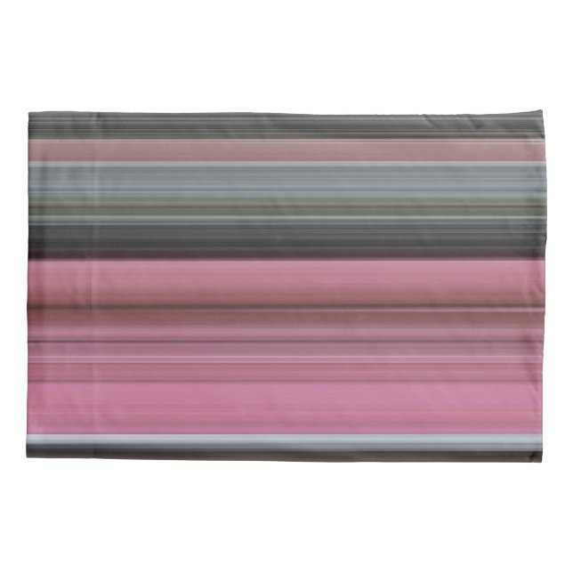 Housse D'oreillers Abstract #1: Rose et grey (Dos)