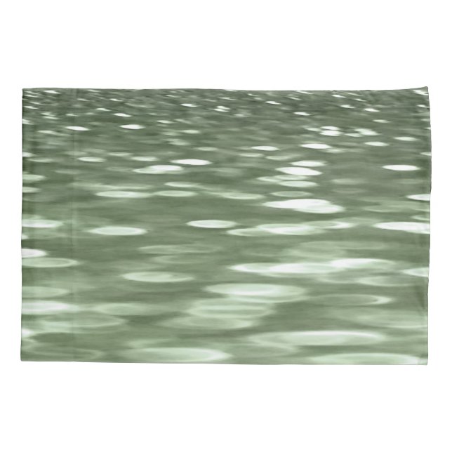 Housse D'oreillers Abstract #3: Olive green blur (Dos)