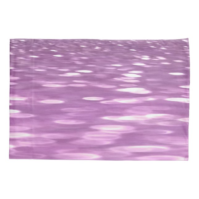 Housse D'oreillers Abstrait #3 : Lilac Shimmer (Dos)