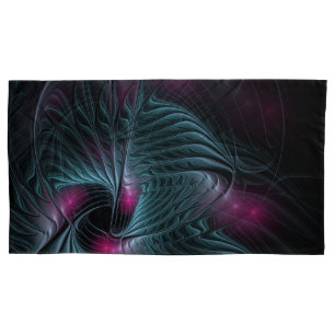 Housse D'oreillers Abstrait Imaginaire coloré fractal