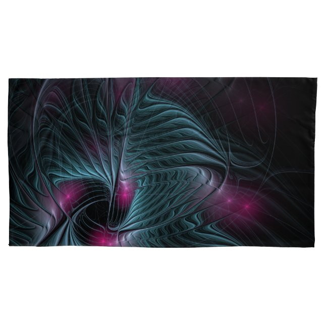 Housse D'oreillers Abstrait Imaginaire coloré fractal (devant)