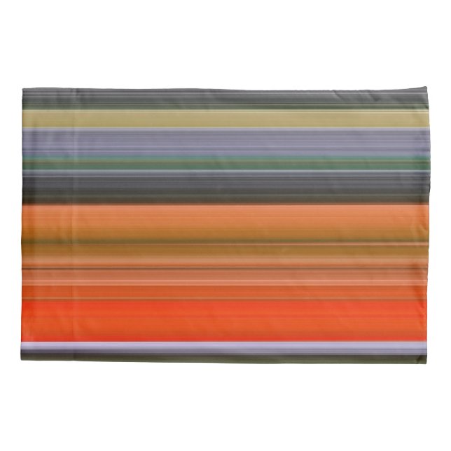 Housse D'oreillers Abstrait n° 1 : orange et gris (Dos)