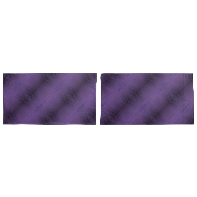 Housse D'oreillers Acceptation | Motif Boho violet écectique (devant-Set)