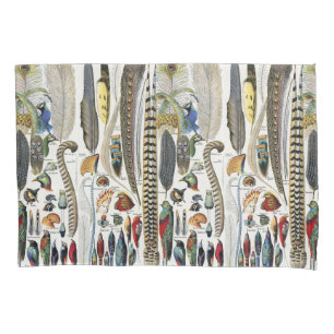 Housse D'oreillers Adolphe Millot Dark Academia Vintage Plume d'Oisea