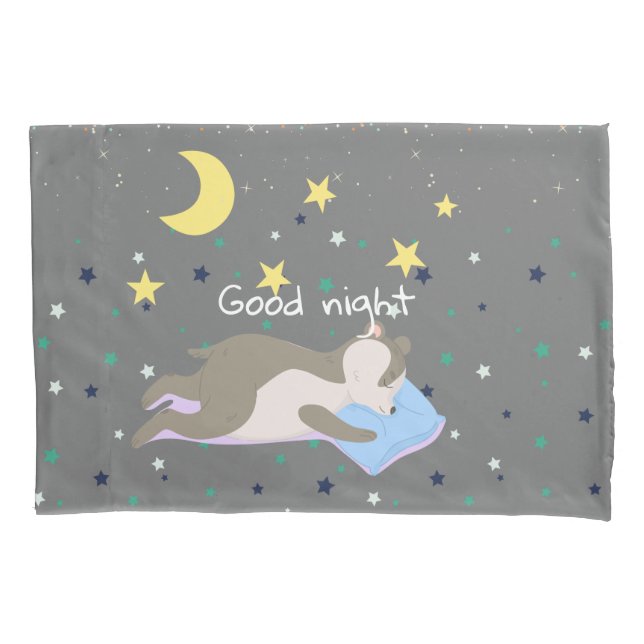 Housse D'oreillers Adorable enfants motifs gris (devant)