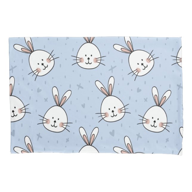 Housse D'oreillers Adorable Lapin Motif lapin (devant)