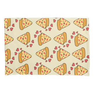 Housse D'oreillers Adorable pizza vintage drôle beige enfants garçon 