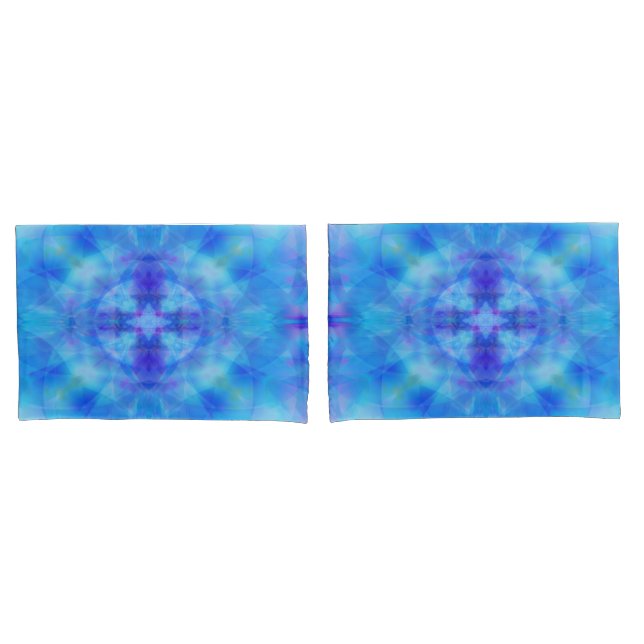 Housse D'oreillers Ailes bleues (devant-Set)