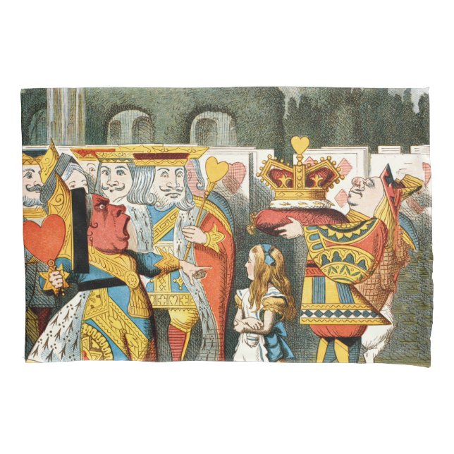 Housse D'oreillers Alice à Wonderland (devant)