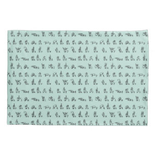 Housse D'oreillers Alphabet de langue des signes américaine de //de