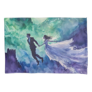 Housse D'oreillers Amateurs de vol - Peinture aquarelle