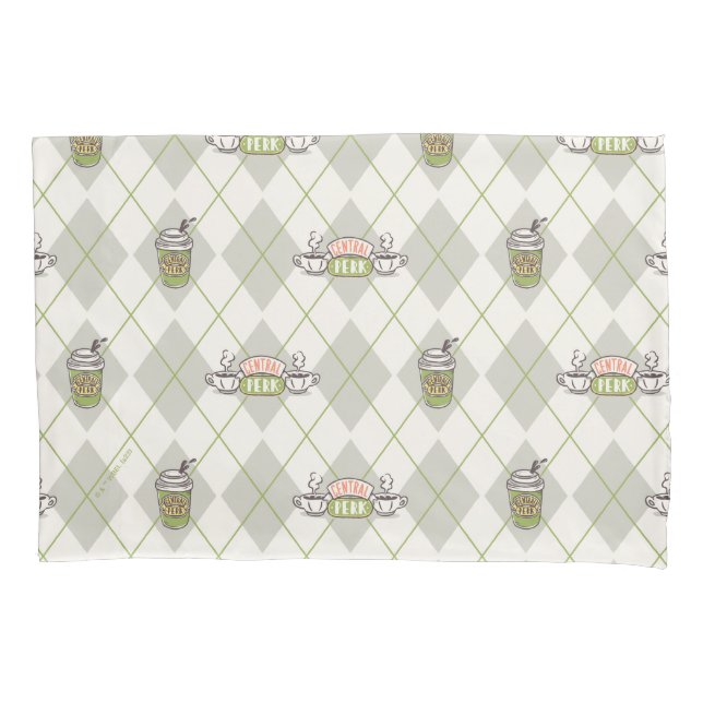 Housse D'oreillers AMIS™ | Motif de Jacquard Perk Central (devant)