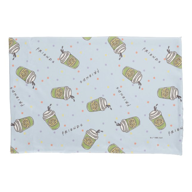 Housse D'oreillers AMIS™ | Polka Dot Central Perk Motif (devant)