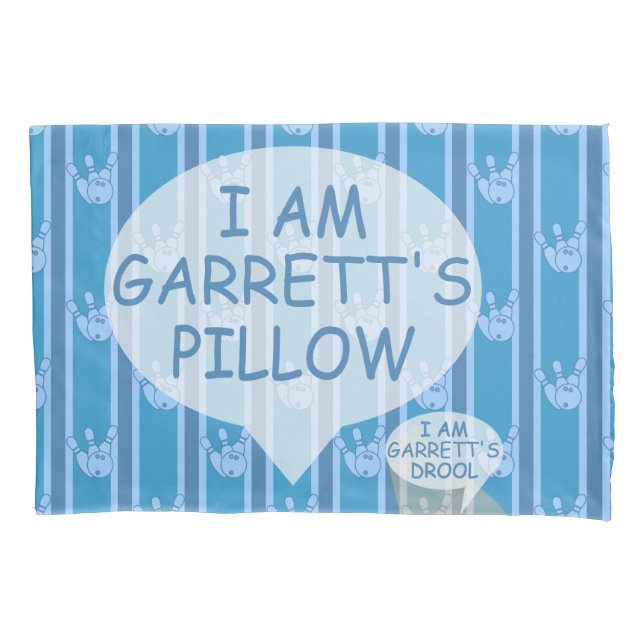 Housse D'oreillers Amusants et fantaisie Bowling personnalisable (devant)