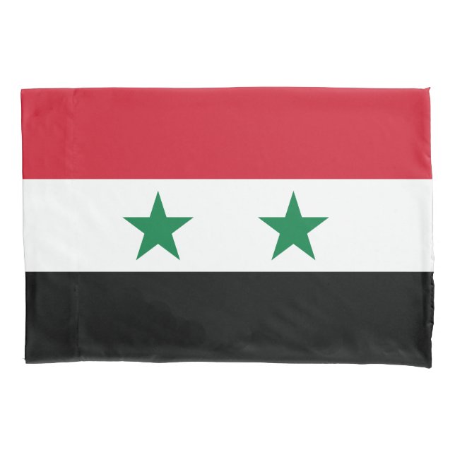 Housse D'oreillers Ancien drapeau de Syrie (devant)