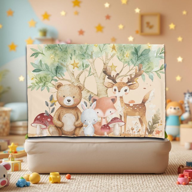 Housse D'oreillers Animaux de la forêt des bois de Whimsical (Créateur téléchargé)