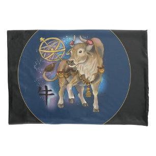 Housse D'oreillers Année du Zodiaque chinois de l'Ox