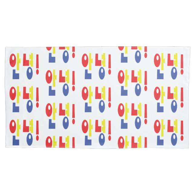 Housse D'oreillers Annyeong ! Coréen Hi / Hello 안 녕 Hangul Language P (devant-gauche)