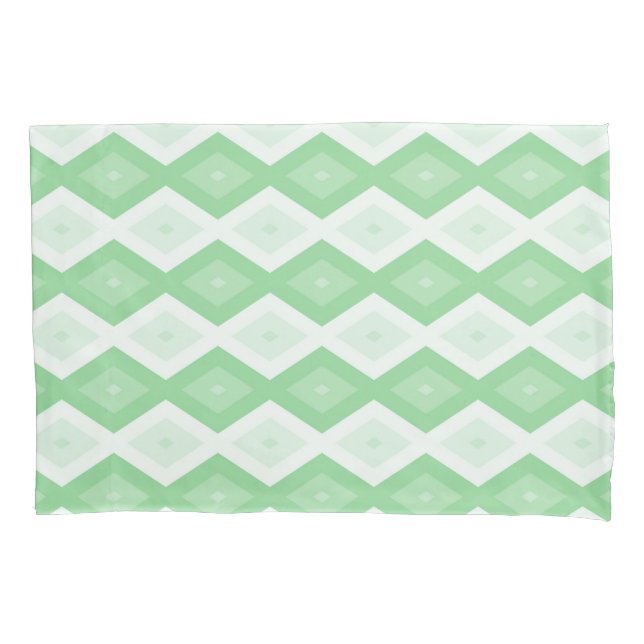 Housse D'oreillers Apple green diamond pattern (devant)