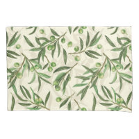Aquarelle des branches d'olive