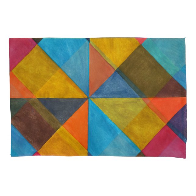 Housse D'oreillers Aquarelle design créatif abstrait. (devant)