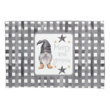 Aquarelle Gnome d'hiver sur Buffalo chèque Noël