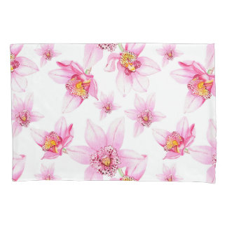 Housse D'oreillers Aquarelle Orchidées Design 15