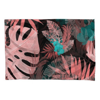 Housse D'oreillers Aquarelle Tropicale Orchidée Motif sans couture