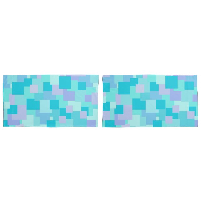 Housse D'oreillers Aquasquare cubed (devant-Set)