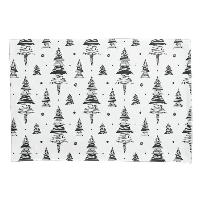 Housse D'oreillers Arbre de Noël (devant)