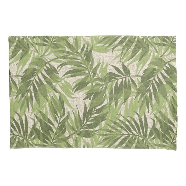 Housse D'oreillers Areca Palms Hawaiian Tropical Vintage (devant)