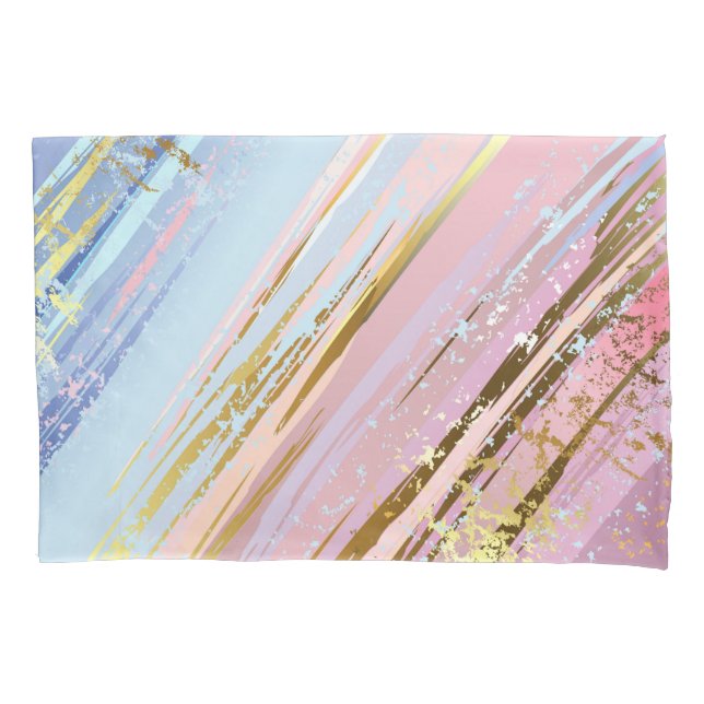 Housse D'oreillers Arrière - plan rose texturé (devant-gauche)