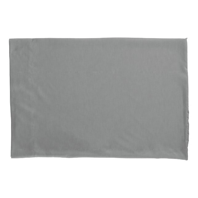 Housse D'oreillers Arrière-plan visuel gris texturé calme et simple (devant-gauche)