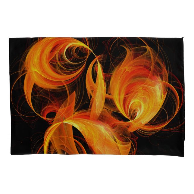 Housse D'oreillers Art Abstrait Fireball (devant)