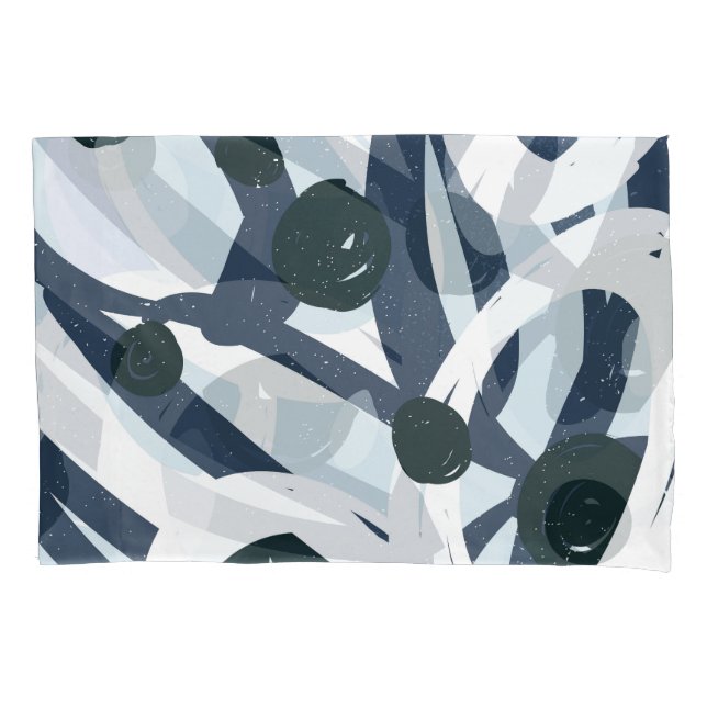 Housse D'oreillers Art Abstrait : Illustration de peinture transparen (devant)