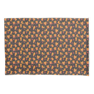 Housse D'oreillers Art du chat   Cute Chat Motif Enfant