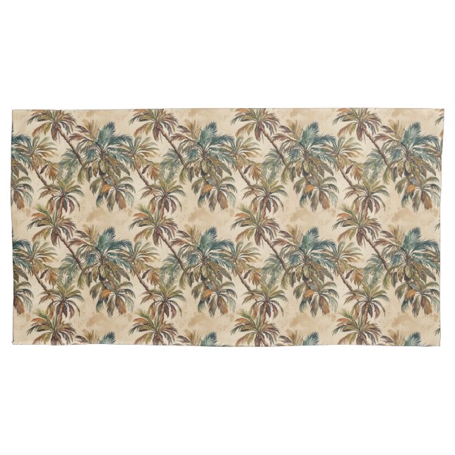Housse D'oreillers Arty Aquarelle Cocout Palm (devant)