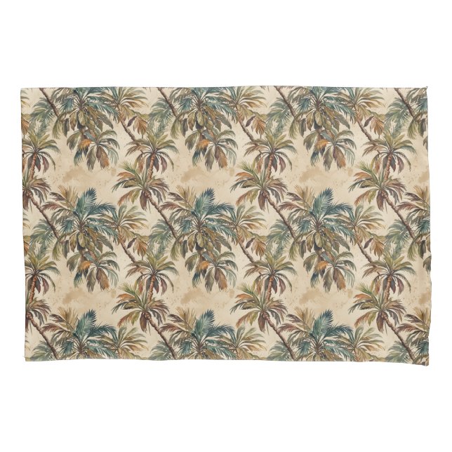 Housse D'oreillers Arty Aquarelle Cocout Palm (devant)