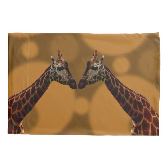 Housse D'oreillers Auto-réflexion Giraffe, (Dos)