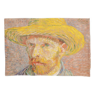 Housse D'oreillers Autoportrait impressionniste de Vincent Van Gogh
