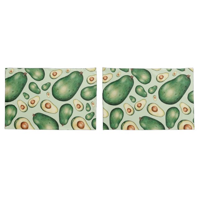 Housse D'oreillers Avocado (Dos-Set)
